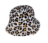 Vera Tucci Funky Print Patterned Summer Bucket Hats Adults Men's Women's Hat One Size SS23 (Leopard Print 24/31)