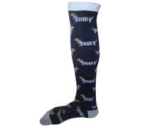 Vera Tucci LUXURY MENS LONG SOCKS RMD2403-01-06 SAUSAGE DOG NAVY