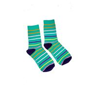 Vera Tucci Patterned Mens Socks - Breathable Bamboo STRIPES (C)