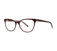 Vera Wang Justine Women's Glasses, Burgundy, Size 55