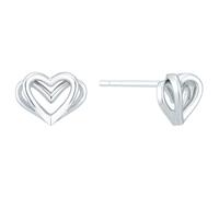 Vera Wang Kindred Heart Sterling Silver Earrings