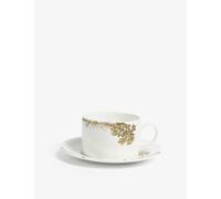 Vera Wang @ Wedgwood White and Gold Jardin China Teacup Saucer