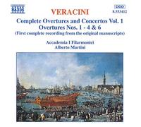 Veracini: Overtures Nos 1, 2, 3, 4 & 6