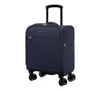 Verage Carry On Underseat Luggage with USB Port, Underseater Rolling Spinner Luggage,14.5 inches Softside Suitcase Airline Approved, Navy, Upgrade-14-Inch Compact Underseat