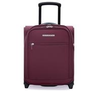 Verage Hand Luggage with Wheels, Softside Small Suitcase with Wheels, Laptop Bag for Men and Women, Bright Red, 16-Inch Rolling Underseat, Soft Hand Luggage with Spinning Wheels