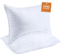 Verahaus Gel Pillows 2 Pack, King Size, Hotel Quality Plush Cooling Gel Fibre Filled - Soft, Super Soft Bed Pillows for Luxury Comfort (King (U.K. Standard))