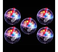 Veraing 5 PCS Cat Hunting Ball Motion Ghost Light Up Cat Balls LED Motion Activated Cat Ball Motion Light Up Cat Dog Interactive Toys A