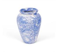 Verano Spanish Ceramics Burbujas Ceramic Small Vase Home Décor 24cm in Blue Verano Spanish Ceramics Blue