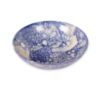 Burbujas Kitchen Dining Large Ceramic Round Bowl 31cm Verano Spanish Ceramics Blue One Size