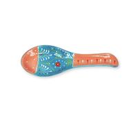 Verano Spanish Ceramics Classic Spanish - Spoon Rest - Blue Pink