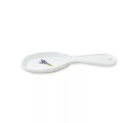 Verano Spanish Ceramics Lavender - Spoon Rest - White, Lilac - Ceramic