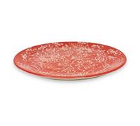Verano Spanish Ceramics Navidad Hand Painted Kitchen Dining Round Serving Platter 35Cm (Diam) X 2.4Cm (H)