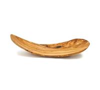 Verano Spanish Ceramics Olive Wood - Handmade Curved Floating Fruit Basket(S) - 45cm L