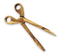 Olive Wood Kitchen Dining Salad Server Tongs 27cm Verano Spanish Ceramics Brown One Size