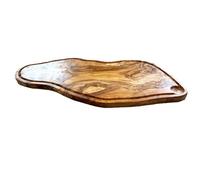 Verano Spanish Ceramics Olive Wood Large Carving Meat Antipasti Serving Board - 65Cm L