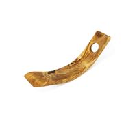 Verano Spanish Ceramics Olive Wood Natural Grained Rustic Floating Wine Bottle Holder L 30cm Verano Spanish Ceramics Natural