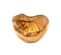 Verano Spanish Ceramics Olive Wood Natural Grained Rustic Kitchen Dining Handmade Bowl (Diam) 14Cm