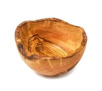 Verano Spanish Ceramics Olive Wood Natural Grained Rustic Kitchen Dining Handmade Bowl (Diam) 18Cm