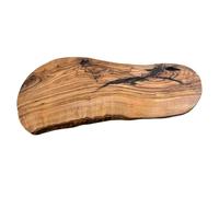 Verano Spanish Ceramics Olive Wood Rustic Slim Charcuterie Board - 45cm L - 13-16cm Width in Brown Verano Spanish Ceramics Brown