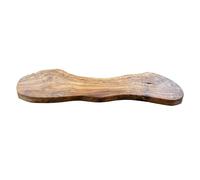 Verano Spanish Ceramics Olive Wood Rustic Slim Charcuterie Board - 60cm L - 14-18cm Width in Brown Verano Spanish Ceramics Brown