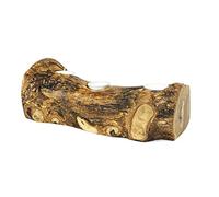 Olive Wood Natural Grained Home Décor Rustic Tea Light Log (L) 28cm Verano Spanish Ceramics Natural One Size