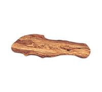 Verano Spanish Ceramics Olive Wood Xl Deluxe Natural Grained Rustic Kitchen Dining Chopping Board (L) 90-95Cm X 40-50Cm (W)