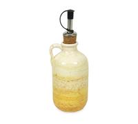 Verano Spanish Ceramics Pastel Beach Hand Painted Kitchen Dining Table Oil Drizzler Pourer 250ml in Orange Verano Spanish Ceramics Orange