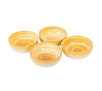 Verano Spanish Ceramics Pastel Beach Small Bowls 10cm - Set of 4 - Orange
