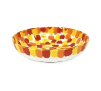 Verano Spanish Ceramics Petalo Hand Painted Kitchen Dining Salad Fruit Bowl 26cm in Red Verano Spanish Ceramics Red