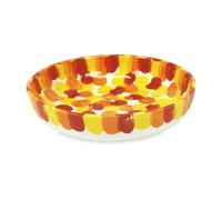 Verano Spanish Ceramics Petalo Shallow Bowl - Red