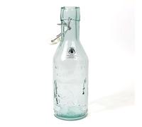 Verano Spanish Ceramics Recycled Glass Creative Entertaining Kitchen Dining Absolute Milk Bottle 1L in Clear Verano Spanish Ceramics Clear