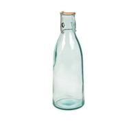 Verano Spanish Ceramics Recycled Glass Kitchen Dining Room Home Décor Classic Bottle 1 L - 27Cm (H)