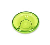 Verano Spanish Ceramics Recycled Glass Kitchen Dining Room Home Décor Ola Footed Glass Bowl (W) 24.5cm in Lime Verano Spanish Ceramics Lime