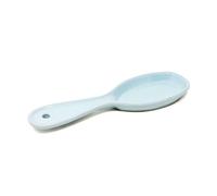 Verano Spanish Ceramics Rustic Pastel Fully Dipped Terracotta Kitchen Dining Utensil Spoon Rest Duck Egg Blue (L) 27Cm