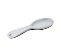 Verano Spanish Ceramics Rustic Pastel Fully Dipped Terracotta Kitchen Dining Utensil Spoon Rest Grey (L) 27Cm
