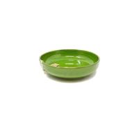 Verano Spanish Ceramics Selena Glazed Hand Dipped Kitchen Dining Large Bowl (Diam) 27cm in Dark Green Verano Spanish Ceramics Dark Green