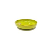 Verano Spanish Ceramics Selena Glazed Hand Dipped Kitchen Dining Large Bowl (Diam) 27cm in Lime Verano Spanish Ceramics Lime