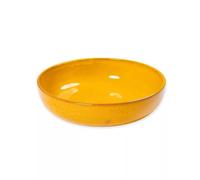 Verano Spanish Ceramics Selena Glazed Hand Dipped Kitchen Dining Large Bowl (Diam) 30cm in Orange Verano Spanish Ceramics Orange