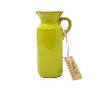 Verano Spanish Ceramics Selena - Rustic Bottle - Lime Green, Green