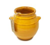 Verano Spanish Ceramics Selena Glazed Hand Dipped Kitchen Dining Utensil Jar Orange (H) 16Cm X (D) 16.5Cm