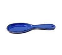 Verano Spanish Ceramics Selena Glazed Hand Dipped Kitchen Dining Utensil Spoon Rest (L) 27cm in Blue Verano Spanish Ceramics Blue