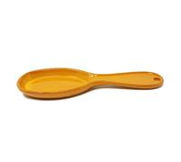 Verano Spanish Ceramics Selena Glazed Hand Dipped Kitchen Dining Utensil Spoon Rest Orange (L) 27Cm