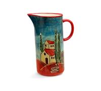 Verano Spanish Ceramics Tuscany Kitchen Dining Ceramic Tall Jug 10cm x 23cm | Size: 10 cm x 23 cm Verano Spanish Ceramics Multicolor 10 cm x 23 cm