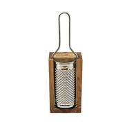Verano Tunisian Olive Cheese Grater with Wooden Box Container - 15cm