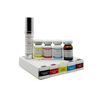 Veranum 7-Day Glow Trial Kit - 5-Piece Ampoule + Aider Cream System | MicroFusion 2X Absorption | Vitamin C + Collagen + Centella EV | K-Beauty Discovery Set for Hydration & Radiance (5 Mini Sizes)