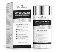 VeraRoot 8% Glycolic Acid Stick 42g - Exfoliating Body Stick for Keratosis Pilaris Treatment, KP Bumps, Strawberry Skin and Ingrown Hair - Fragrance Free AHA Body Exfoliator, All Skin Types