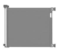 Veraste Retractable Baby Gate for Doorways and Stairs, Mesh Safety Gate for Pet, Indoor & Outdoor Use, One-Hand Operation, Easy Installation, 33.6" Tall, Expands to 71" Wide(Grey,33.6"x71")
