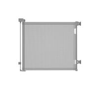 Veraste Retractable Baby Gate for Doorways and Stairs, Mesh Safety Gate for Pet, Indoor & Outdoor Use, One-Hand Operation, Easy Installation, 33.6" Tall, Expands to 55" Wide(Grey,33.6"x55")