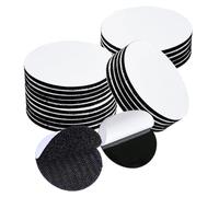 Verazquy 20 Pcs Double Sided Round Sticky Pads, Round 50mm Self Adhesive Dots Tapes Extra Strong Adhesive Foam Mounting Pads Heavy Duty Sticky Back Coins Dots Industrial Strength Hook