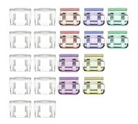 Verazquy 20Pcs Sliding Window Security Clips Locks - Child Safety Sash Stopper, Limit Stopper for Doors Windows Restrictor Sliding Window Door Safety Locks